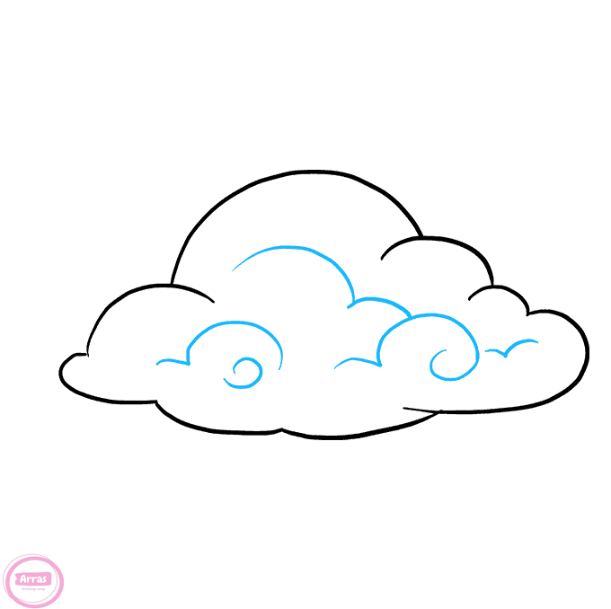 نقاشی ابر زیبا