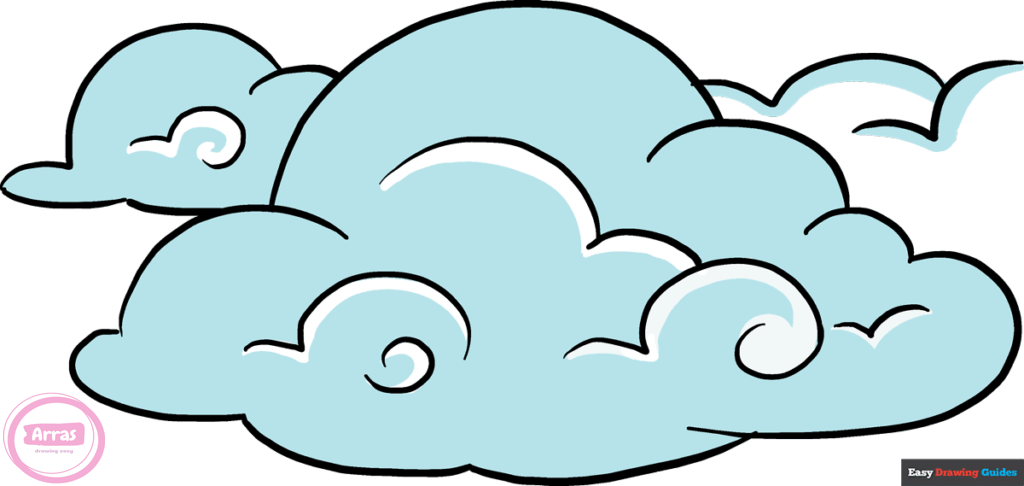 نقاشی ابر زیبا